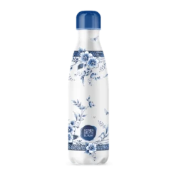 IZY Bottles X Heinen Delfts Blauw Drinkfles 500 Ml Faience Rvs