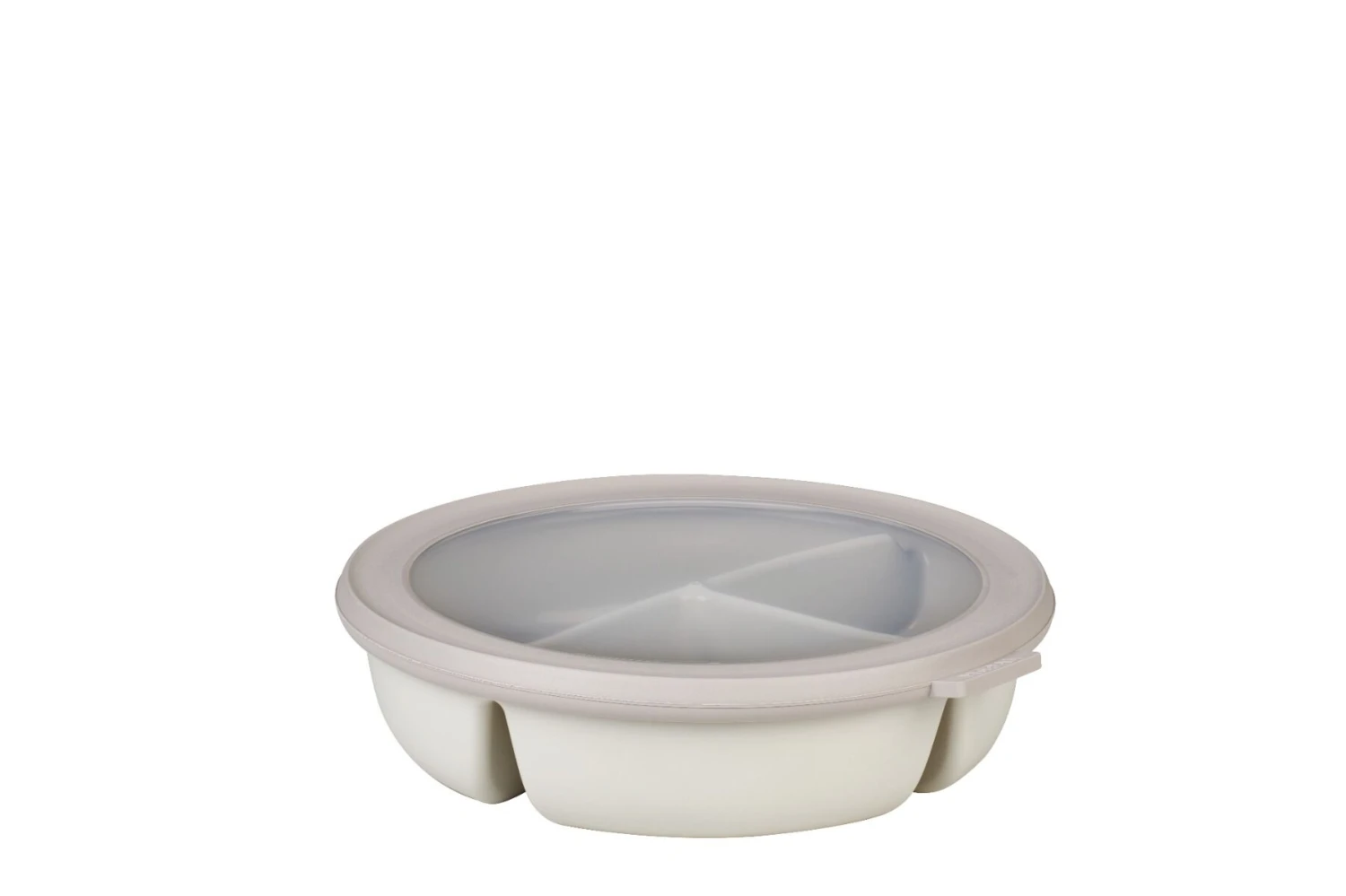 Mepal Cirqula Bento Bowl 3-vaks Kunststof Nordic White 3 Mepal Cirqula Bento Bowl 3-vaks Kunststof Nordic White