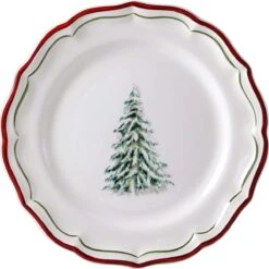 Gien Filet Noël Dinerbord ø 26 Cm Keramiek