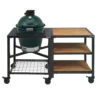 Big Green Egg Modular Outdoor Workspace Compleet Systeem Wood-Wood-Wood Incl. Medium Barbecue -Keuken Benodigdheden Winkel 2019 egg frame m expansion frame wood wood wood
