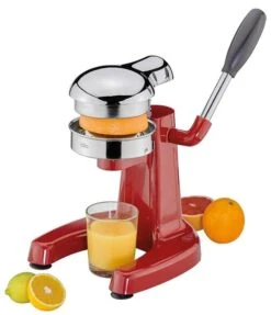 Cilio Positano Profi Citruspers 25 Cm Rvs Rood -Keuken Benodigdheden Winkel 309805 c