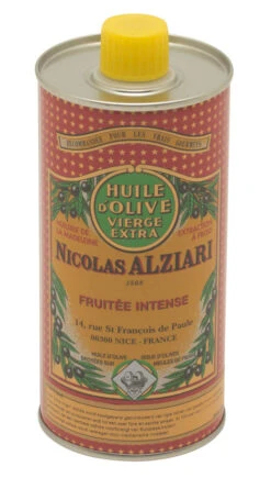 Nicolas Alziari Olijfolie Fruitée Intense Blik 500 Ml Rood