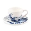 Royal Delft Peacock Symphony Koffiekop + Schotel 180 Ml Aardewerk -Keuken Benodigdheden Winkel 60103100