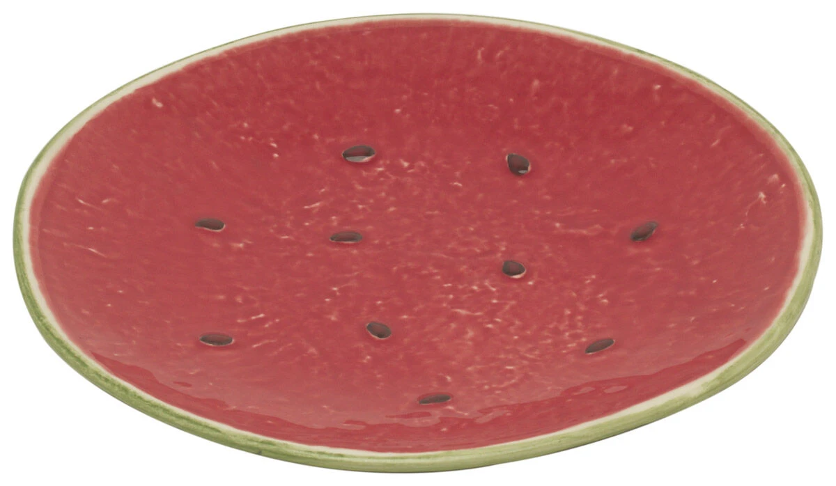 Bordallo Watermeloen Bord ø 21,5 Cm Aardewerk Rood 3 Bordallo Watermeloen Bord ø 21,5 Cm Aardewerk Rood