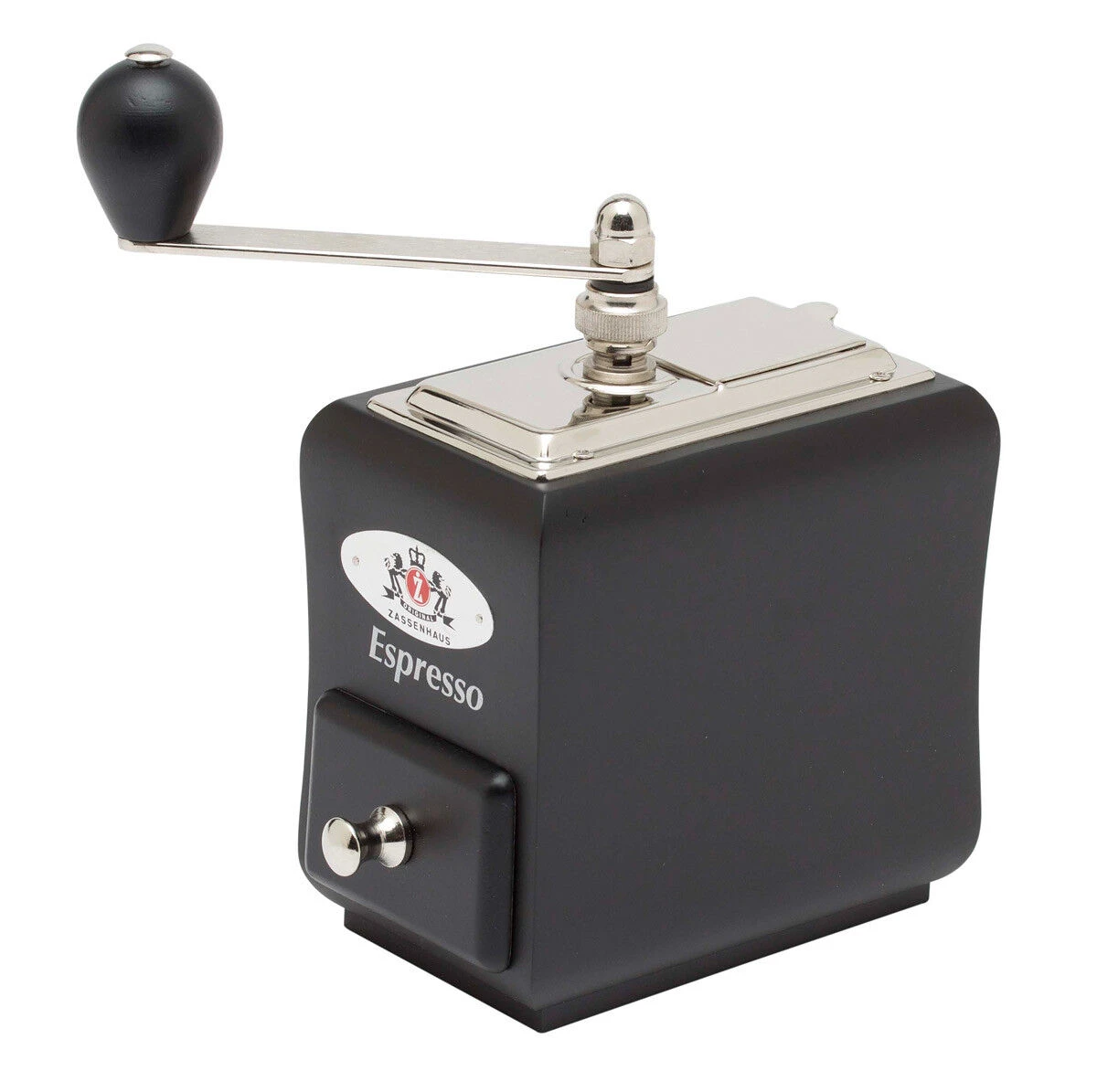Zassenhaus Santiago Espresso Koffiemolen 14 X 9 Cm Hout Zwart 3 Zassenhaus Santiago Espresso Koffiemolen 14 X 9 Cm Hout Zwart