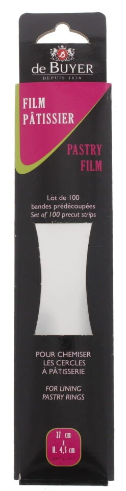 De Buyer Cellofaan Strips 27 X 4,5 Cm 100 Stuks