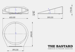 The Bastard Pizza-rotisserie Voor Large 12 The Bastard Pizza-rotisserie Voor Large -Keuken Benodigdheden Winkel afmetingen rotisserie