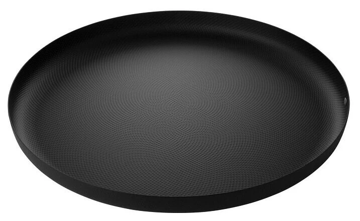 Alessi Extra Ordinary Metal Jasper Morrison Dienblad ø 35 Cm Rvs Zwart 3 Alessi Extra Ordinary Metal Jasper Morrison Dienblad ø 35 Cm Rvs Zwart
