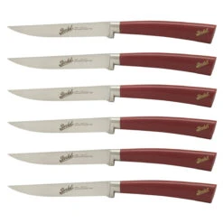 Berkel Elegance Steakmessenset Rood 6 Stuks