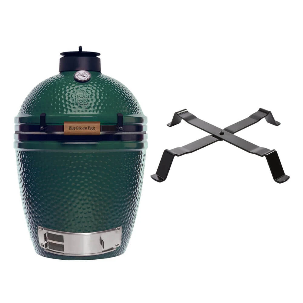 Big Green Egg Medium Barbecue ø 38 Cm Keramiek Groen Met Table Nest 3 Big Green Egg Medium Barbecue ø 38 Cm Keramiek Groen Met Table Nest