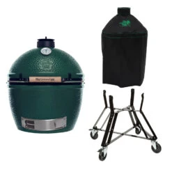 Big Green Egg Extra Large Barbecue ø 67,5 Cm Keramiek Groen Met Onderstel En Hoes -Keuken Benodigdheden Winkel bge hoofd 2 xlarge nest cover