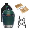 Big Green Egg Medium Barbecue ø 38 Cm Keramiek Groen Met Onderstel, Acaciahouten Zijtafels En Hoes -Keuken Benodigdheden Winkel bge hoofd 4 2 medium nest acacia mates cover