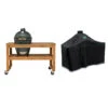 Big Green Egg Acacia Table Incl. Nest, Wielen, Hoes En Large Barbecue -Keuken Benodigdheden Winkel big green egg acacia table incl. nest wielen hoes en large barbecue 1