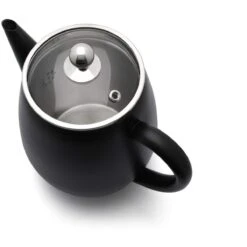 Bredemeijer Duet Eva Theepot 1,1 Liter Mat Zwart -Keuken Benodigdheden Winkel bredemeijer bredemeijer duet eva theepot 11 liter 2 1