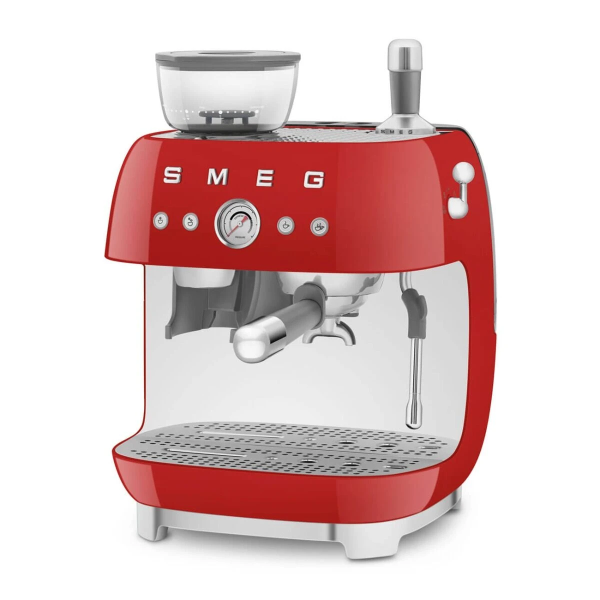 Smeg 50's Style Handmatige Espressomachine 2,4 Liter Rood 3 Smeg 50's Style Handmatige Espressomachine 2,4 Liter Rood