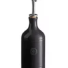 Emile Henry Olie- Of Azijnfles Keramiek 450 Ml Fusain -Keuken Benodigdheden Winkel emile henry olie azijnfles 045 ltr fusain zwart