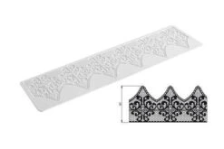 Silikomart Wonder Cakes Tricot Decor Fantasy Decoratiemat Smal 40 Cm Silicone Wit