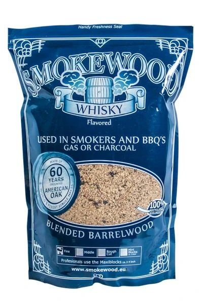 Big Green Egg Smokewood Whiskey Rookhout Rough Cut 700 Gram 3 Big Green Egg Smokewood Whiskey Rookhout Rough Cut 700 Gram