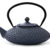 Bredemeijer Xilin Jing Theepot 1,25 Liter Gietijzer Blauw -Keuken Benodigdheden Winkel g002b
