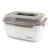 Cuitisan Foodcontainer Rechthoekig Met Handgreep 3600 Ml Rvs 2 Cuitisan Foodcontainer Rechthoekig Met Handgreep 3600 Ml Rvs -Keuken Benodigdheden Winkel h36