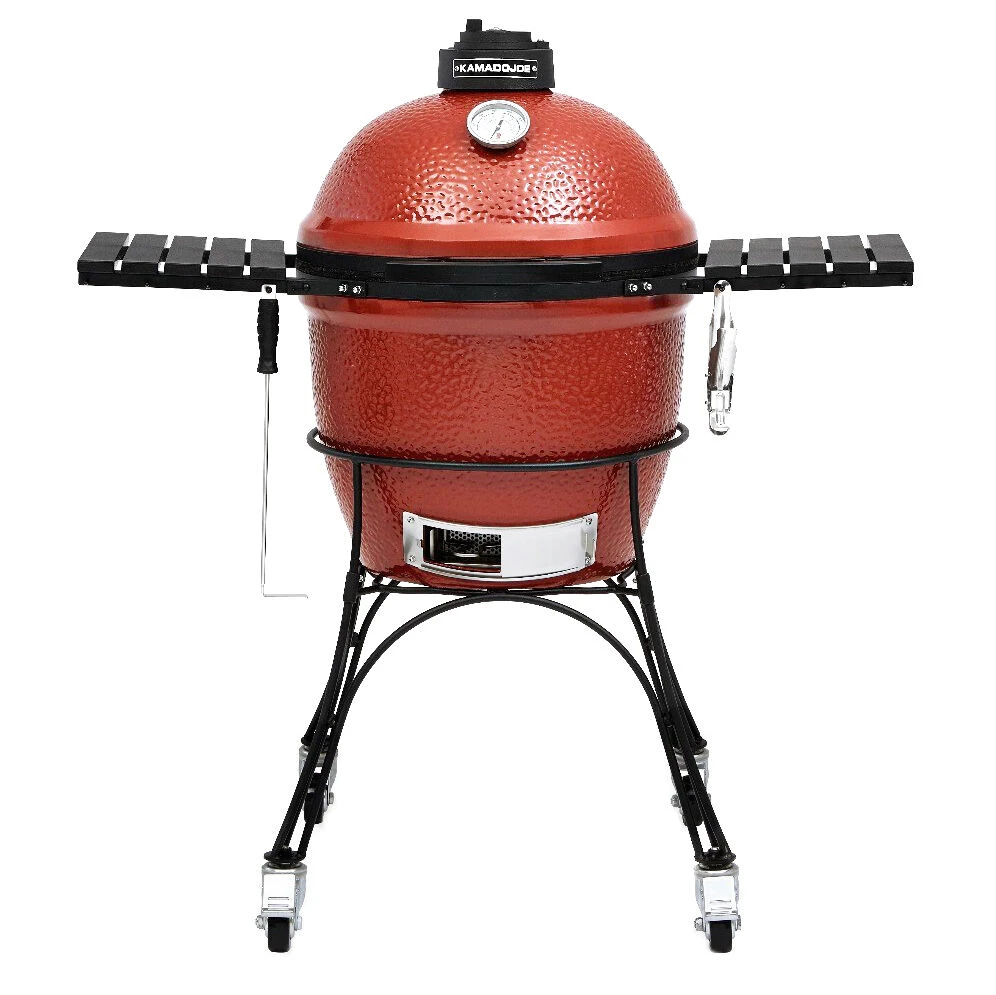 Kamado Joe Classic Barbecue Keramiek Rood 4 Kamado Joe Classic Barbecue Keramiek Rood - Afbeelding 2