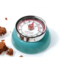 Zassenhaus Timer Speed Kookwekker 7 Cm Metaal Petrol