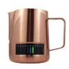 Latte Pro Melkkan Met Temperatuurindicatie 600 Ml Koperkleurig 2 Latte Pro Melkkan Met Temperatuurindicatie 600 Ml Koperkleurig -Keuken Benodigdheden Winkel lp600 cop