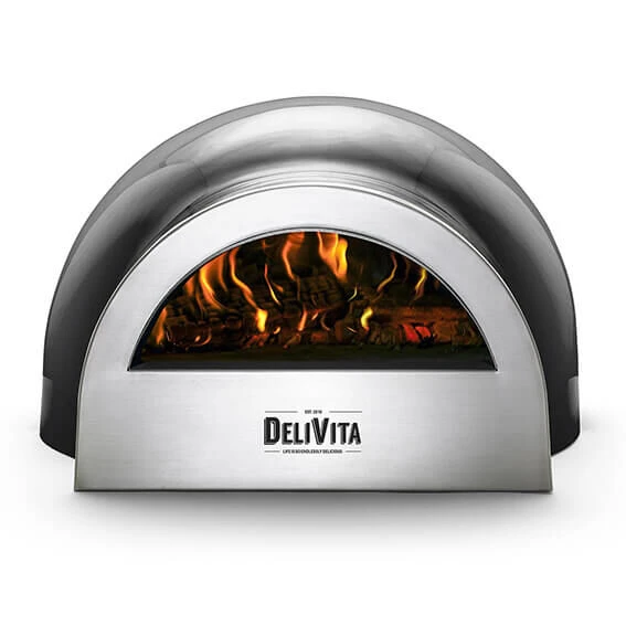 Delivita Houtgestookte Oven 59 X 59 X 39 Cm Very Black 4 Delivita Houtgestookte Oven 59 X 59 X 39 Cm Very Black - Afbeelding 2