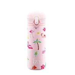 IZY Kids Drinkfles 350 Ml Pink Flamingo Rvs 12 IZY Kids Drinkfles 350 Ml Pink Flamingo Rvs -Keuken Benodigdheden Winkel pink flamingo 350ml kids bottle v2