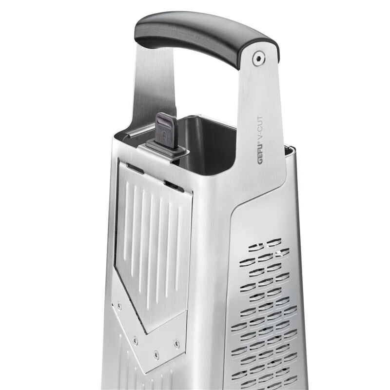 Gefu V-Cut Blokrasp Roestvrij Staal 4 Gefu V-Cut Blokrasp Roestvrij Staal - Afbeelding 2