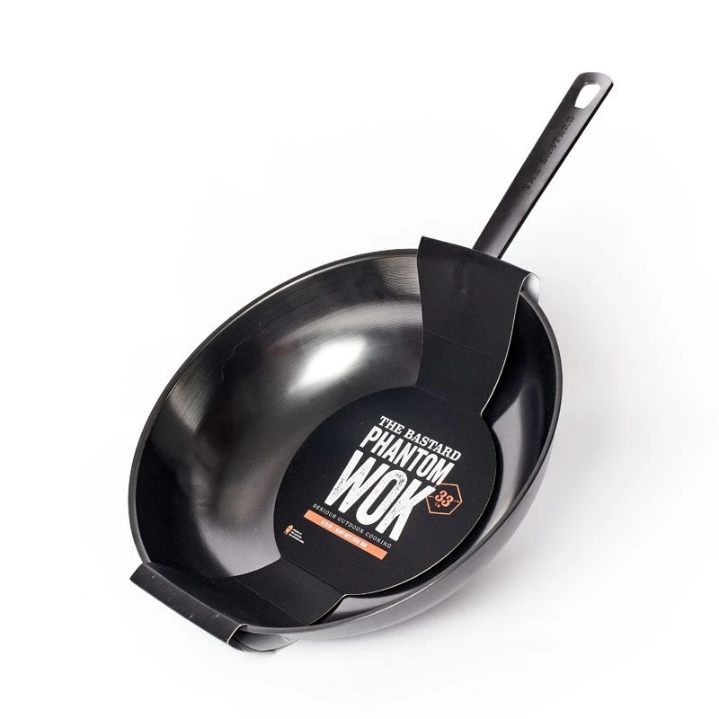 The Bastard Phantom Wok ø 33 Cm Plaatstaal 3 The Bastard Phantom Wok ø 33 Cm Plaatstaal