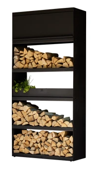 OFYR Wood Storage Black 100